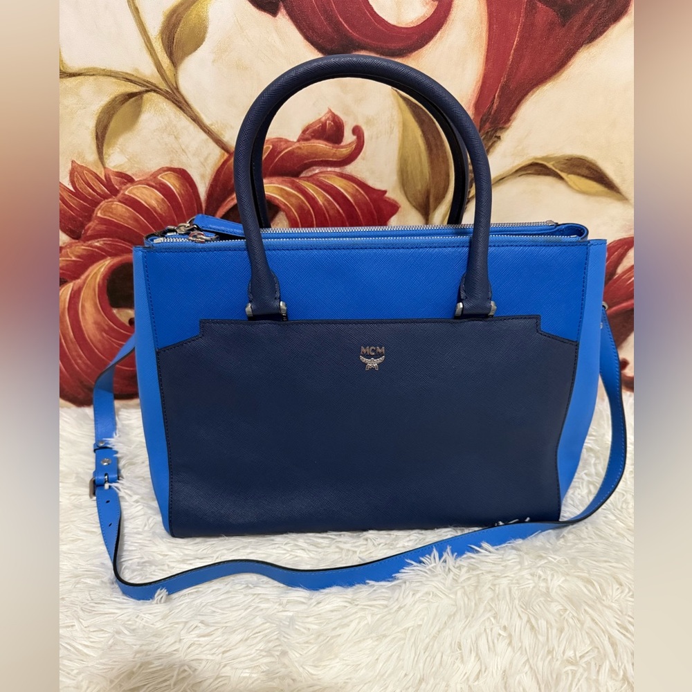 MCM Two-way Safiano Leather